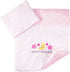 BABESIDE 2 Pcs Baby Doll Bedding Set for 12-15 Inch Dolls, Pink