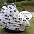Buffalo Car Seat Canopy for Babies, Multiuse Cover for Nursing, Shopping Cart, High Chair, Soft Breathable