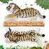 15'' Tiger Stuffed Animal Plush - Realistic Tiger, Leopard, Lion Toys for Boys & Girls, Jungle Pillow Gifts