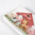 KuphiL10C Girls-16x32 Watercolor Farm Animals Cow Chicken Horse Sheep Flowers Floral Baby Changing Pad Cover, Unisex