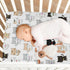 Cozy 28x52 Kigai Cute Cats Crib Sheet for Boys and Girls Jersey Knit Fitted Crib Sheet Soft Breathable Baby Crib Sheet
