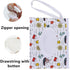Selxran 2 Travel Wipes Case, Pcs Wipe Container Travel Wipe Dispenser Wet Wipes Box Cute Clamshell Wipes Case Reusable