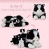 5Pcs Set, 20 inch 4 Tezituor Cat Stuffed Animals Large Realistic Stuffed Cat with Cute Kittens Baby, Soft Black
