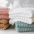 HOMRITAR Baby Blanket for Girls, Super Soft Cozy Warm Toddler Blanket, 3D Jacquard Design, Pink 30 x 40 Inch