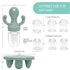 Set Little Twig Baby Fruit Feeder Pacifier & Teether Silicone Baby Food Feeder with Freezer Tray, BPA Free Teething Toy