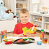 Melissa & Doug Fill & Fold Taco & Tortilla Set, 43 Pieces – Sliceable Wooden Mexican Play Food, Skillet - FSC Certified