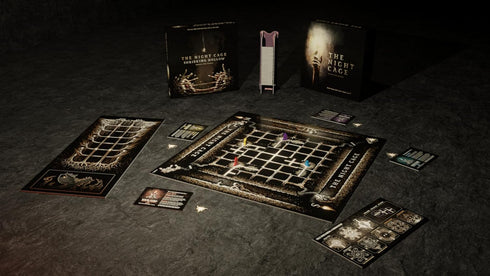 14+, 1 5 40 60 The Night Cage Expansion The Shrieking Hollow by Smirk & Dagger Tile Placement Cooperative Board Game