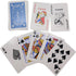 Economy Playing Cards - 2 Decks (Red and Blue), 2.3/8 inches by 3.3/8 inches, Plastic Coated for Poker and More