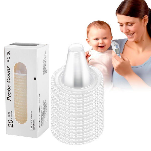 Disposable Ear Thermometer Covers for All Braun Models, Digital Thermometers Lens Filters Refill Caps, 100 Count