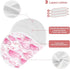 Bulletgxll Set 4, Valentine Heart Pattern Unisex Baby Burp Cloths of Soft Absorbent Organic Cotton Muslin Burping