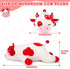 30'' Auspicious beginning Giant Mushroom Cow Plush Stuffed Animal-Cute Mushroom Cow Plush Body Pillow Plushies, Large