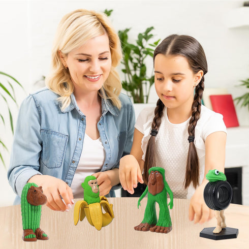 DUMPOP 8PCS Italian Brainrot Action Figure,Tralalero Tralala Figures Toys with Tralalero Tralala, Tung Tung Tung Sahur