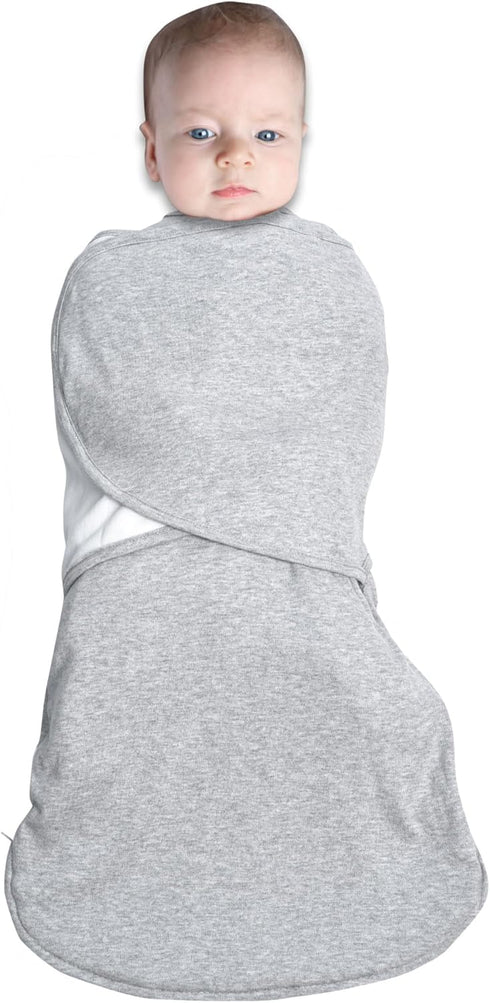 6-12 Large,100% Cotton-2-Piece Baby Swaddle,Sleep Sack Months,Adjustable WearableTransition Blanket,Miracle Swaddles