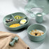 Baby Bowl and Spoon Set with Suction and Lid, Silicone Baby Food Bowl, First Stage Feeding Set for 6+ Months