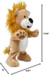 Cuddle Barn Let Loose Lenny - 14 Inches Animated Musical Groovy Lion Stuffed Animal Plush Toy