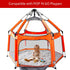59 Inch Hexagon Playpen Mat Compatible with POP 'N GO Baby Playpen, Hexagon Playpen Mattress Pad, Non Slip and Padded