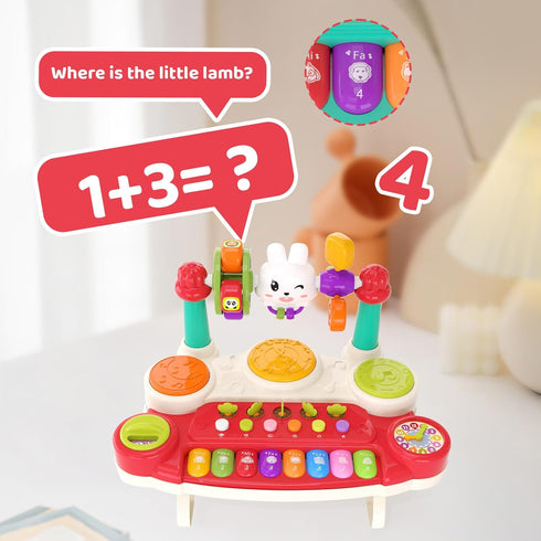 20 1 Set 6 9 12 18 1-3, 1 2 3 4 in Baby Musical Toys - Interactive Piano Keyboard Drum for Infant Months, Toddlers