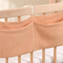 Tizuqe 2 Nursery Bedside Hanging Storage Bag for Baby Pockets Crib Organizes Diaper & Toy Storage Solution Space Saving