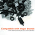 Set, BroTex Wheels and Axles Building Blocks Vehicle Truck Tires Compatible with Classic Bricks Car Parts