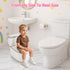 TOSGN 3-in-1 6 Toddler Potty Training Toilet, for Ages Months+, Realistic Potty Training Seat with Flushing Sound