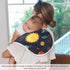 Set 1, 11 x22 Inch Kigai Carton Space Spaceships Muslin Baby Burp Cloths, Large Absorbent Cotton Muslin Burp Cloths