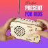 ZOVRION 8-12 8 9 10 11 12 STEM Wooden Radio Kit for Kids Age DIY Science Experiment, Wood Building Project, Perfect