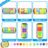 R.Y.TOYS Rotate and Slide Puzzle - Fidget Toys with 12 Colors, 10 Layers, Brain Teaser, Sensory Toys, Birthday Gifts