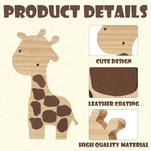 3 Barydat Pcs Wood Safari Nursery Decor Cute Woodland Animal Nursery Safari Decoration Woodland Animal Jungle Themed