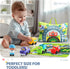 1 Bag)|12 12-18 1-2|First 1 2 3 bessome Soft Rubber Toy Figure Car for Year Old Boy with Playmat (Storage PCS Cartoon