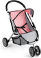 GAGAKU Baby Doll Stroller, Toy Stroller with Canopy, Double Front Wheels, Storage