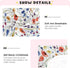 CaTaKu 27"x 39" Crib Sheets for Girls & Boys - Wildflowers Poppy Baby Sheets, Neutral Toddler Mini Crib Mattress Sheets
