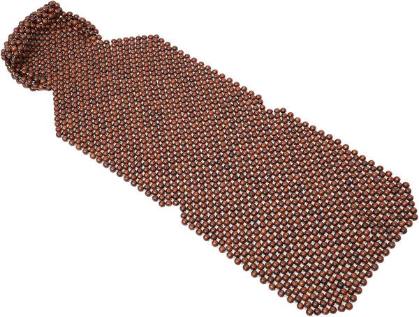 FUNOMOCYA Wood Beads Seat Cushion for Cars Breathable Summer Comfort Easy to Install