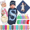 Nevaou Personalized Swaddle Blanket Boy Girl Newborn Essentials Custom Baby Name Blanket with