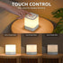 2 Pack 3 Dimmable uuffoo Rechargeable Night Light Lamp Color Touch LED Portable Table Lamp Battery Operated, USB
