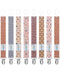 Rainbow Pacifier Clips, 8 Pack Binky Paci Holder Clips Fits for Most