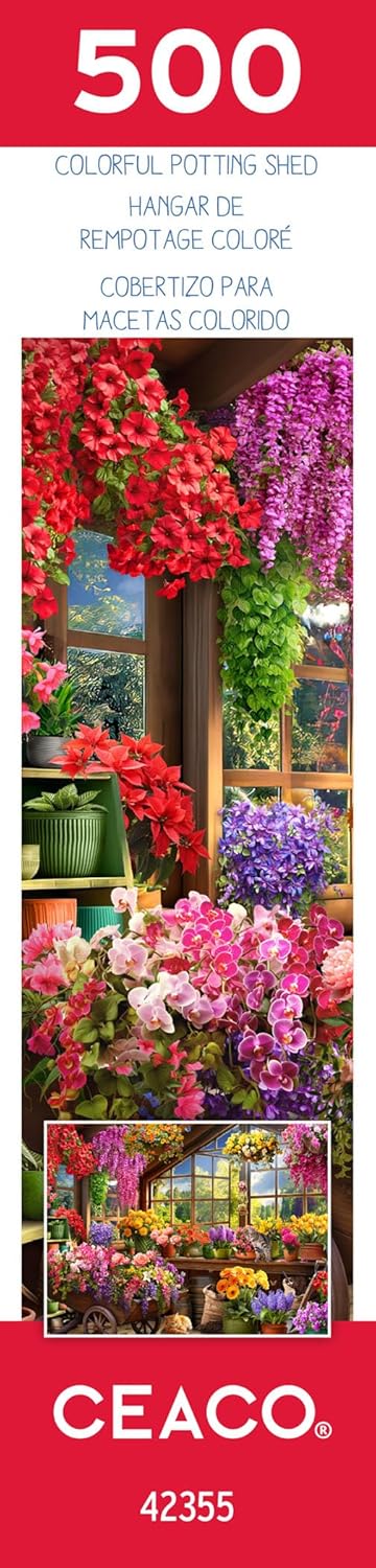 Ceaco Colorful Potting Shed 500 Piece Jigsaw Puzzle
