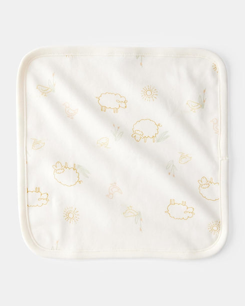 6-Pack Carter's Washcloths (Ivory/Yellow)