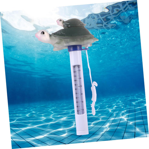Swimming 0-50c Floating Turtle Pool Thermometer for and Spa Use, Waterproof Plastic Cartoon Temperature Monitor