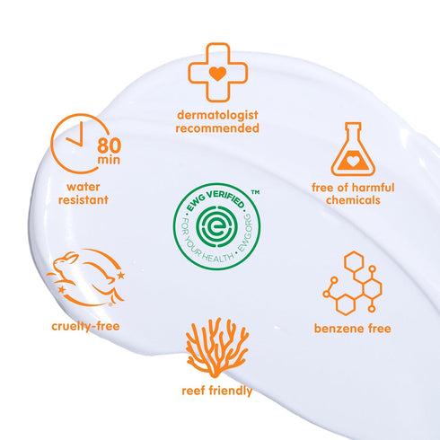 30 3 oz Thinkbaby SPF Mineral Baby Sunscreen, Clear Zinc Oxide, fl Natural, Water Resistant, Kids & Toddler Sun