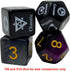 Citadel Black Character Randomizer Dice Set for Dungeons and Dragons 5th Edition, Randomize Class, Race, & Alignment