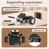 812 12-16, V2, ACEBOTT Robotics for Kids Ages Smart Robot Car Kit Compatible with BBC Micro:bit STEM Toys Coding Robot