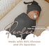 Set 120 120 cm Swaddle Receiving Blankets with Matching Beanie Newborn Nursery Swaddle Wrap for Baby, * (Gray)