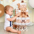YLOLUL 23 Set Pcs Diaper Cake Kit Baby Shower Bear Diaper Cake Decorations Baby Shower Diaper Cake Supplies Teddy Bear