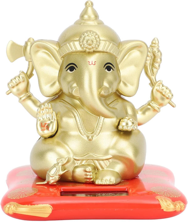 Solar Swinging Elephant Toy, Solar Automatic Bobble Head Toy, Lucky Decoration for Dashboard