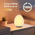 7 Dimming, 1h JolyWell Night Light for Kids, Baby Egg Light with Colors Changing Mode & Stepless Nursery Night Lamp BPA