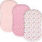 david's kids 3 Pack Bassinet Sheets, Ultra Soft Breathable Comfortable Baby Sheet