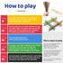 Classic Wooden Thin Pick Up Stick Game, 41 Pieces, Fun Family Game Gift Idea, 9.8 Inch Long