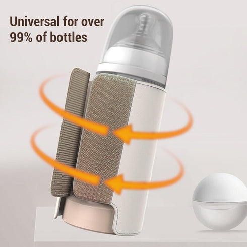 RiToEasysports Bottle Warmer, Cordless Wrap Portable LED Display Fast Milk Warmer Cover for Baby Breastmilk
