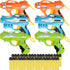 6 Pack Mini Foam Dart-Firing Blasters - Micro Toy Guns with 36 Darts, Nerf Compatible Bulk Party Favors for Kids