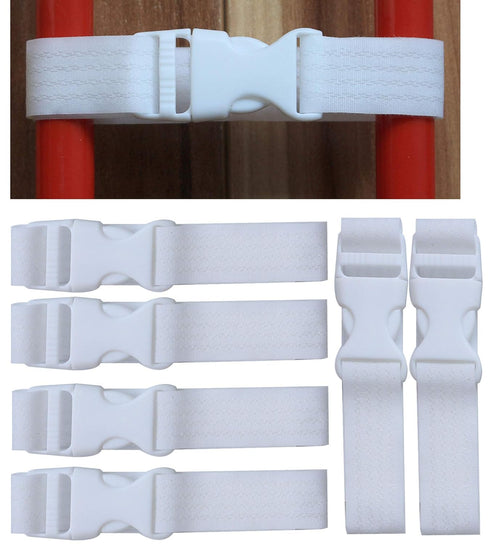 French Door Fridge Lock Multi-Functional Baby Cabinet Lock, Magic Buckle for Child Safety Products (White, 14)